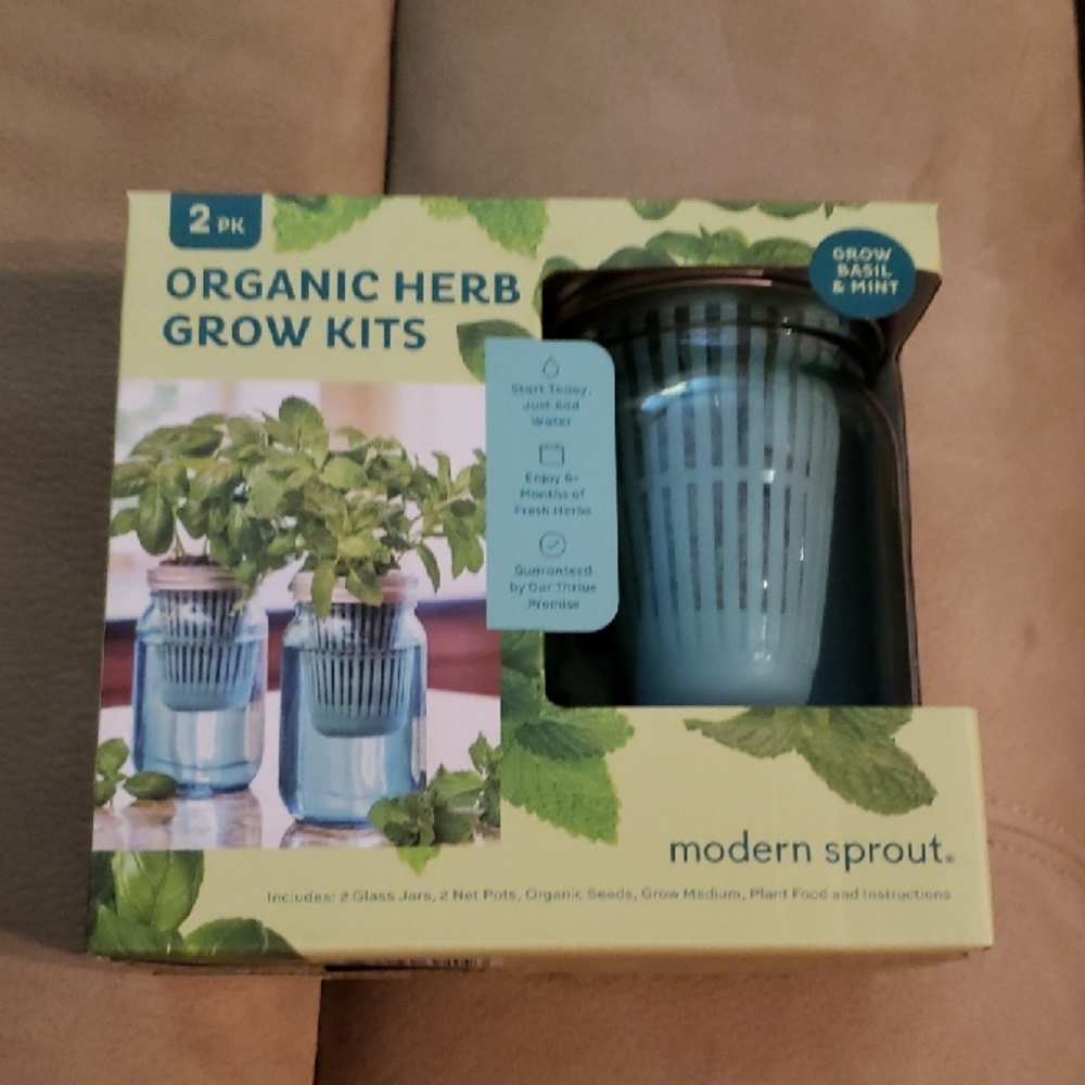 Organic Herb Grow Kit - Blue